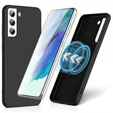 Samsung Galaxy S23 Plus Cover Silikone MagSafe Sort