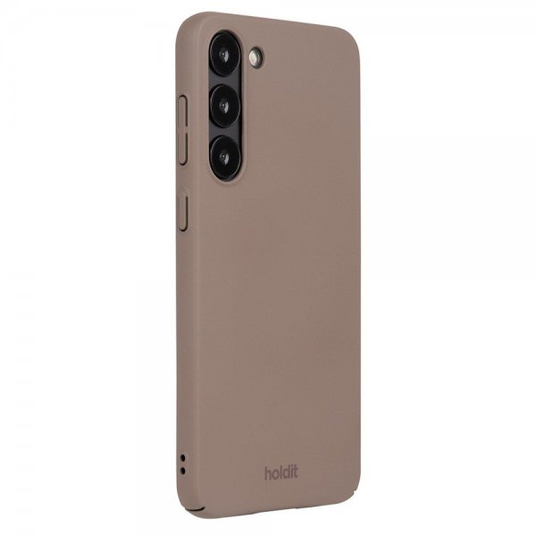 holdit Samsung Galaxy S23 Plus Cover Slim Case Mocha Brown