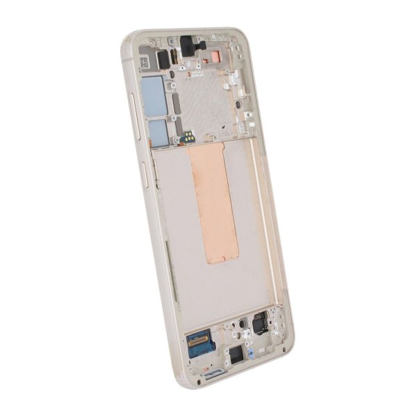 Samsung Galaxy S23 Plus Skærm med LCD Display - Cream