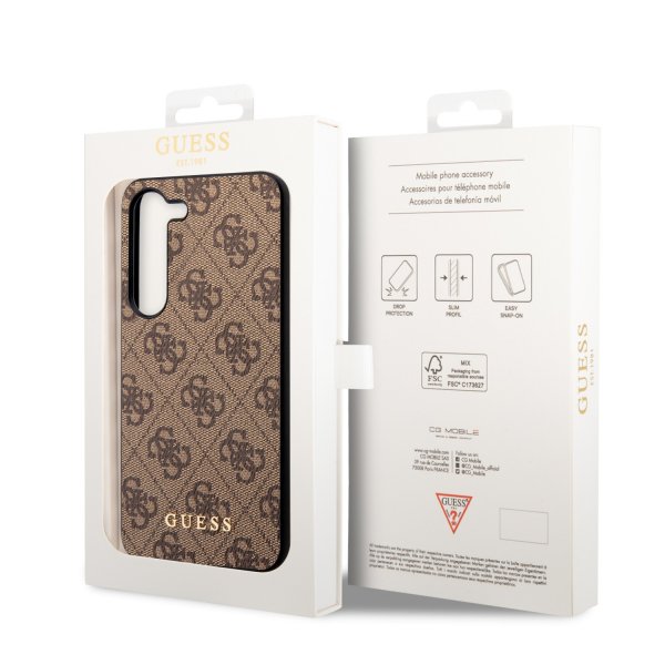 Guess Samsung Galaxy S23 Cover 4G Charms Brun