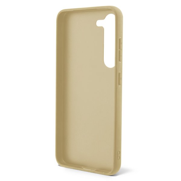 Guess Samsung Galaxy S23 Skal Fixed Glitter Case Guld