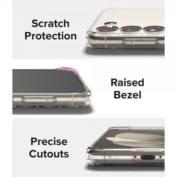 Ringke Samsung Galaxy S23 Cover Fusion Magnetic Mat Gennemsigtig