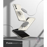 Ringke Samsung Galaxy S23 Cover Fusion Magnetic Mat Gennemsigtig