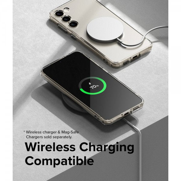 Ringke Samsung Galaxy S23 Cover Fusion Magnetic Mat Gennemsigtig