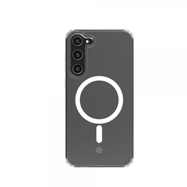 Celly Samsung Galaxy S23 Cover GELSKINMAG MagSafe Transparent