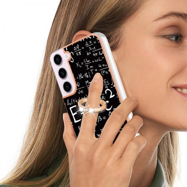 Samsung Galaxy S23 Cover med Fingerring Motiv Ligninger