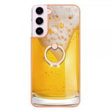Samsung Galaxy S23 Cover med Finger Ring Motiv Øl