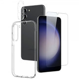 Northjo Samsung Galaxy S23 Cover med Skærmbeskyttelse og Kamerabeskyttelse 3-i-1
