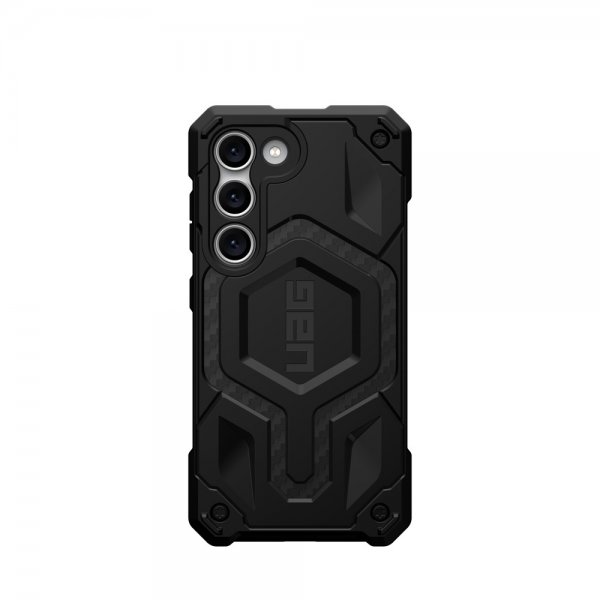Urban Armor Gear (UAG) Samsung Galaxy S23 Cover Monarch Pro MagSafe Carbon Fiber Sort