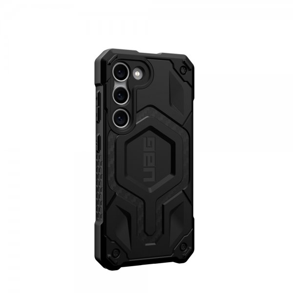 Urban Armor Gear (UAG) Samsung Galaxy S23 Cover Monarch Pro MagSafe Carbon Fiber Sort