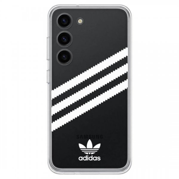 Adidas Samsung Galaxy S23 Cover ELLER Bagcover Samba Sort Hvid