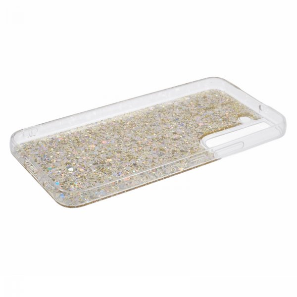Nordic Covers Samsung Galaxy S23 Cover Sparkle Series Citrine Gold