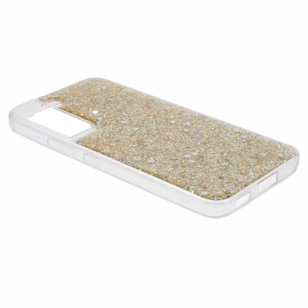 Nordic Covers Samsung Galaxy S23 Cover Sparkle Series Citrine Gold