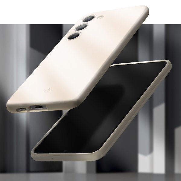Spigen Samsung Galaxy S23 Cover Thin Fit Pearled Ivory