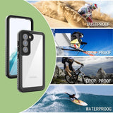 Redpepper Samsung Galaxy S23 Cover Vandafvisende IP68 Sort