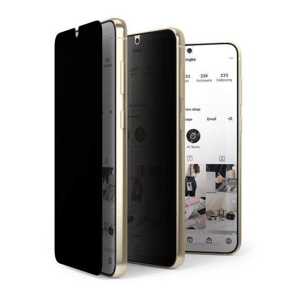 Ringke Samsung Galaxy S23 Skærmbeskytter Privacy Glass