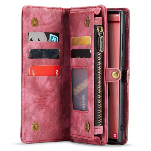 CaseMe Samsung Galaxy S23 Ultra Etui 008 Series Aftageligt Cover Rød