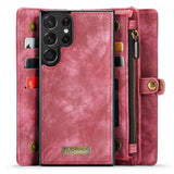 CaseMe Samsung Galaxy S23 Ultra Etui 008 Series Aftageligt Cover Rød