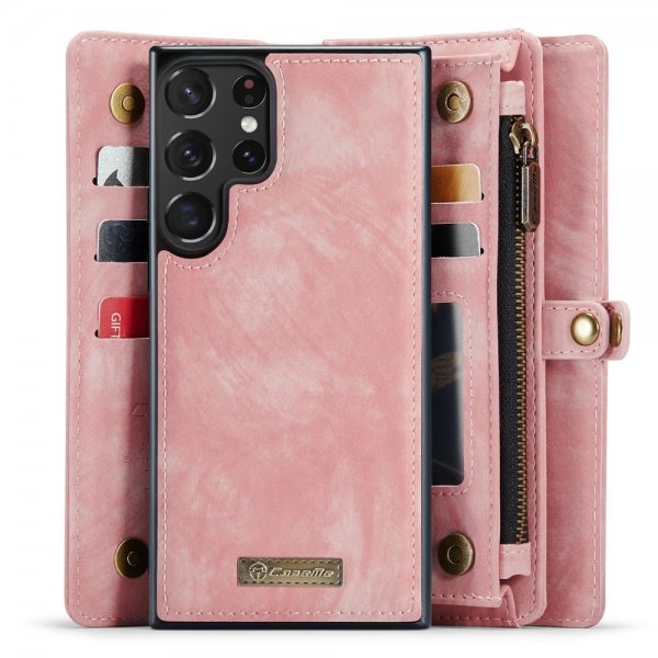 CaseMe Samsung Galaxy S23 Ultra Etui 008 Series Aftageligt Cover Rosa