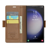 CaseMe Samsung Galaxy S23 Ultra Etui 023 Series Brun