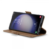 CaseMe Samsung Galaxy S23 Ultra Etui 023 Series Brun