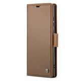 CaseMe Samsung Galaxy S23 Ultra Etui 023 Series Brun