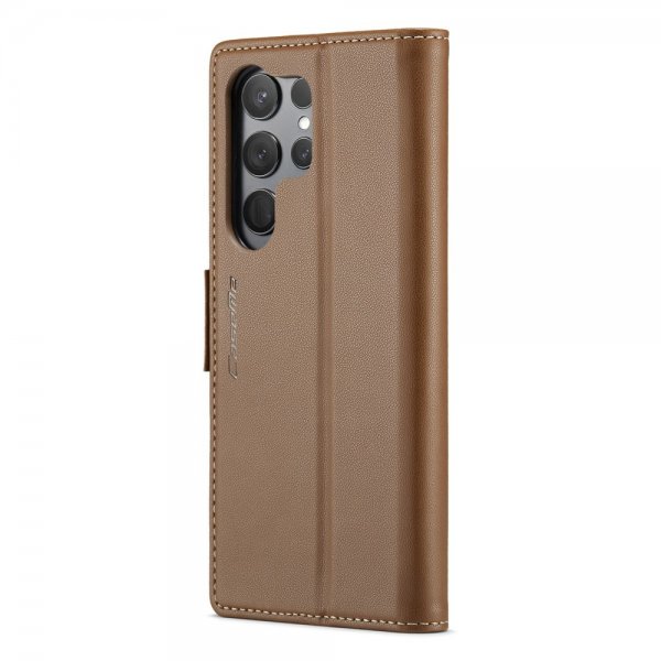 CaseMe Samsung Galaxy S23 Ultra Etui 023 Series Brun