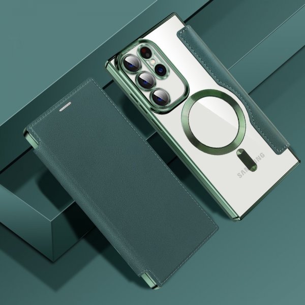 Samsung Galaxy S23 Ultra Cover MagSafe Grøn