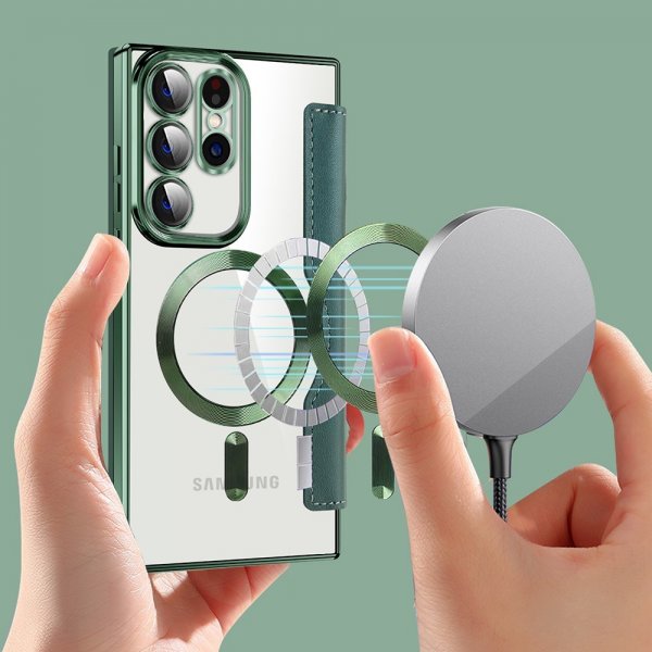 Samsung Galaxy S23 Ultra Cover MagSafe Lilla