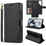 Lc.Imeeke Samsung Galaxy S23 Ultra Cover med Aftageligt Cover L2 Series MagSafe Sort