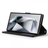 Lc.Imeeke Samsung Galaxy S23 Ultra Cover med Aftageligt Cover L2 Series MagSafe Sort