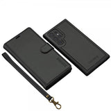 Lc.Imeeke Samsung Galaxy S23 Ultra Cover med Aftageligt Cover L2 Series MagSafe Sort