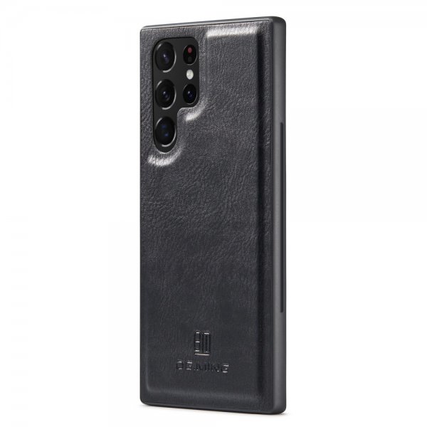 Dg.Ming Samsung Galaxy S23 Ultra Etui med Aftageligt Cover Sort