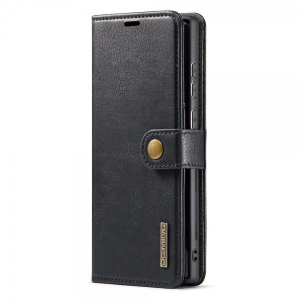 Dg.Ming Samsung Galaxy S23 Ultra Etui med Aftageligt Cover Sort
