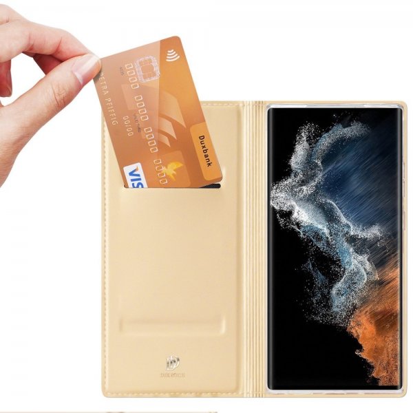 Dux Ducis Samsung Galaxy S23 Ultra Cover Skin Pro Series Guld