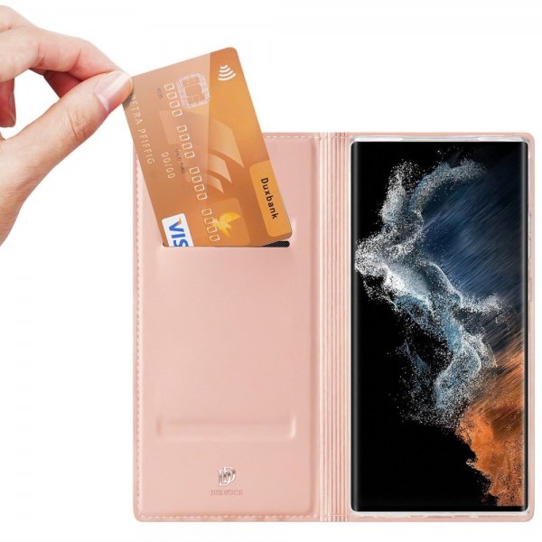 Dux Ducis Samsung Galaxy S23 Ultra Cover Skin Pro Series Rosa