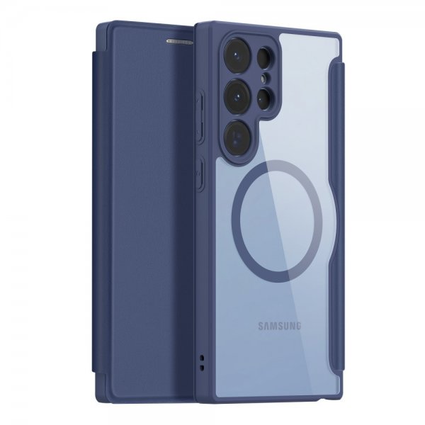 Dux Ducis Samsung Galaxy S23 Ultra Cover Skin X Pro Series MagSafe Blå