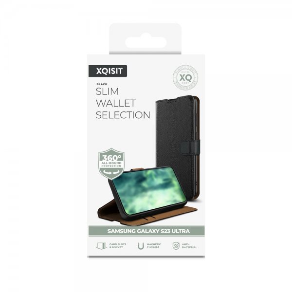 Xqisit Samsung Galaxy S23 Ultra Cover Slim Wallet Selection Sort