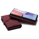 Spigen Samsung Galaxy S23 Ultra Cover Wallet S Plus Burgundy