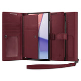 Spigen Samsung Galaxy S23 Ultra Cover Wallet S Plus Burgundy