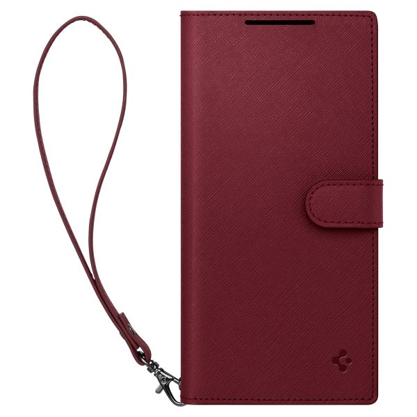 Spigen Samsung Galaxy S23 Ultra Cover Wallet S Plus Burgundy