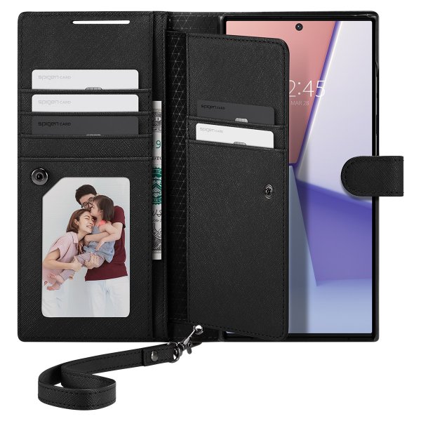 Spigen Samsung Galaxy S23 Ultra Cover Wallet S Plus Sort