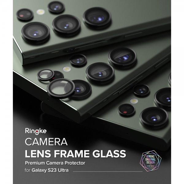 Ringke Samsung Galaxy S23 Ultra Kamerabeskyttelse Camera Lens Frame Sort