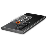 Spigen Samsung Galaxy S23 Ultra Kamerabeskyttelse GLAS.tR EZ Fit Optik Pro Sort 2-pak
