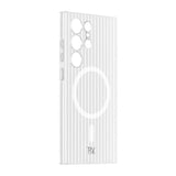 Rvelon Samsung Galaxy S23 Ultra Cover Riflet MagSafe Hvid