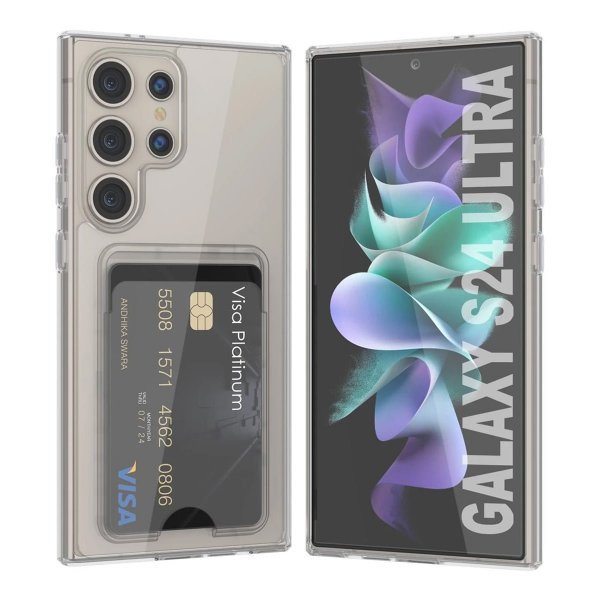 Rvelon Samsung Galaxy S23 Ultra Cover Pung Gennemsigtig