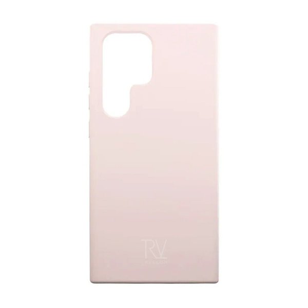 Rvelon Samsung Galaxy S23 Ultra Cover Silikone Sandrosa