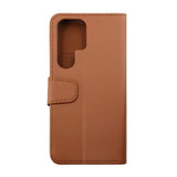Rvelon Samsung Galaxy S23 Ultra Etui Udfoldeligt Kortfag Brun