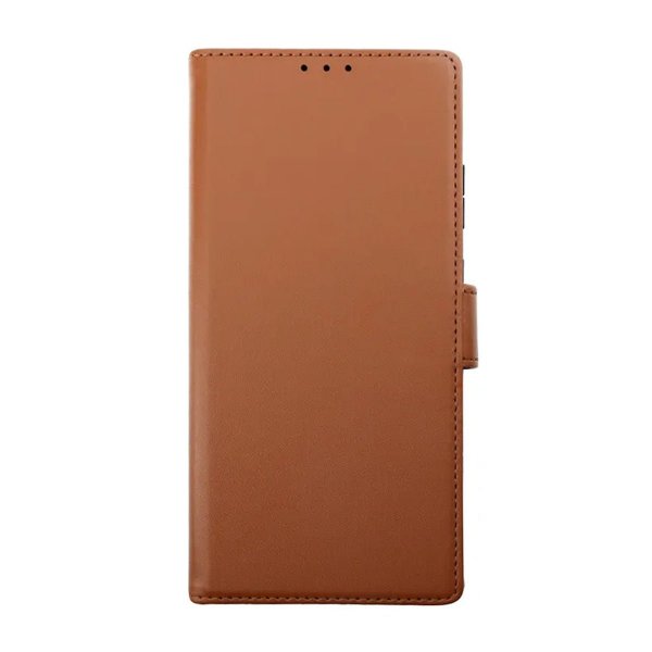 Rvelon Samsung Galaxy S23 Ultra Etui Magnetisk Aftageligt Cover Brun