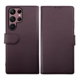 Rvelon Samsung Galaxy S23 Ultra Cover Magnetisk Aftageligt Etui Lilla